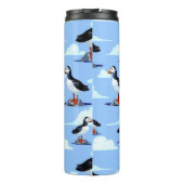 Puffin Cute Atlantic Seabird Thermosbeker (Achterkant)