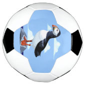 Puffin Cute Atlantic Seabird Voetbal (Gedraaid)
