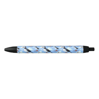 Puffin Cute Atlantic Seabird Zwarte Inkt Pen