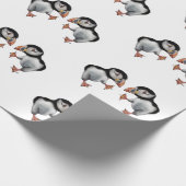 Puffin Dance Cadeaupapier (Hoek)