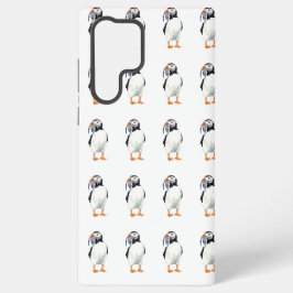 Puffin design / samsung galaxy hoesje