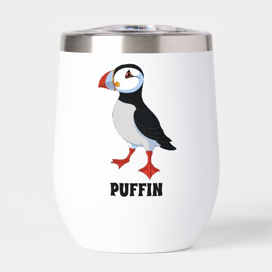 Puffin Design Vin Thermique Tumbler (Avant)