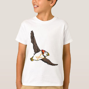 Puffin Dragen Een wollig winter pet T-shirt