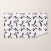 Puffin Frenzy Bathroom Towel Set Bad Handdoek (Handdoek)
