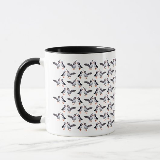 Puffin Frenzy Mug (Gauche)