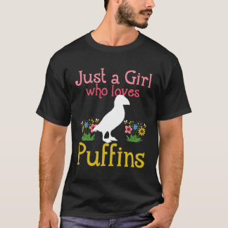 Puffin Gewoon een die houdt van Puffins T-shirt