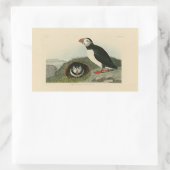  Puffin Illustration Rechthoekige Sticker (Tas)