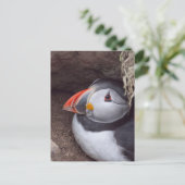 Puffin in a Burrow Briefkaart (Staand voorkant)