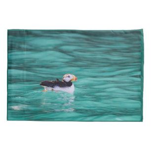 Puffin in Resurrection Bay, Alaska Kussensloop