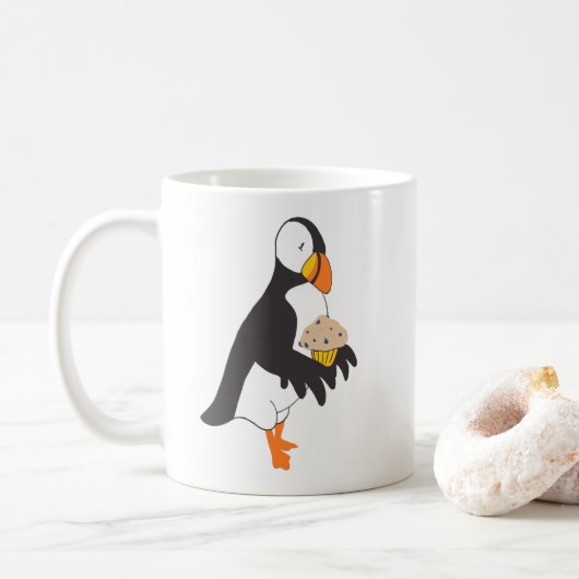 Puffin met Muffin Koffiemok (Met donut)