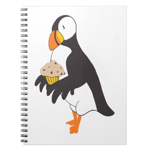 Puffin met Muffin Notitieboek (Voorkant)
