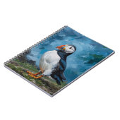 Puffin Notebook | Atlantic Puffin Bird Art Journal (Côté gauche)