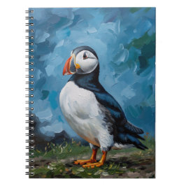 Puffin Notebook | Atlantic Puffin Bird Art Journal Notitieboek