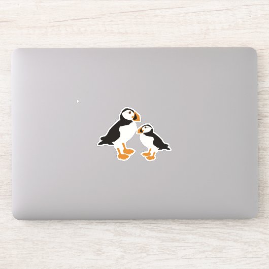 Puffin Oiseau Cute Art Sticker Puffins Faire Muffi (Ordinateur)