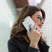 Puffin op een Rock Waterverf, op maat Case-Mate iPhone Case