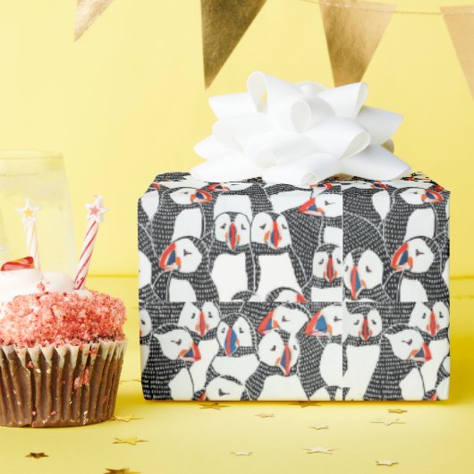Puffin-pakpapier Cadeaupapier (Verjaardagsfeest)