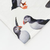 Puffin Pals Fleece Dekbed Deken (Hoek)