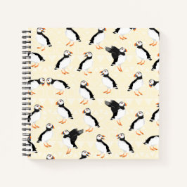 Puffin Pattern Notitieboek