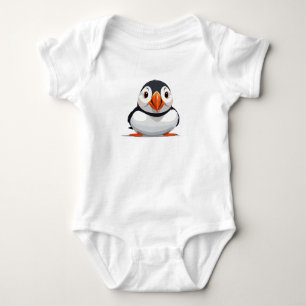 Puffin Peeking Schattigee Schattige Funny Animal C Romper