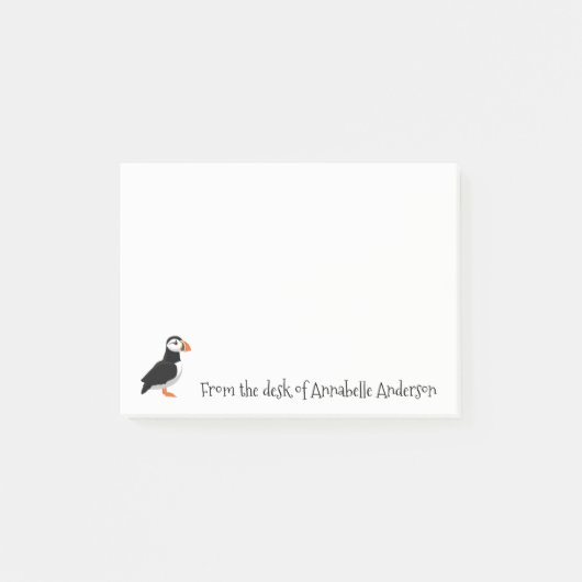 Puffin Personnaliser les notes Post-it (Devant)