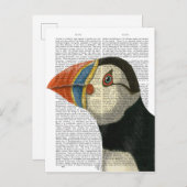 Puffin Portrait Briefkaart (Voorkant / Achterkant)