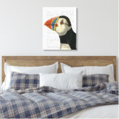 Puffin Portrait Canvas Afdruk (Insitu (Slaapkamer))