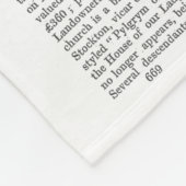 Puffin Portrait Fleece Deken (Hoek)