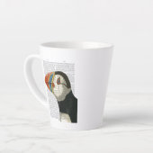 Puffin Portrait Latte Mok (Linkerhoek)