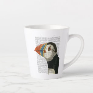 Puffin Portrait Latte Mok