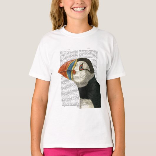 Puffin Portrait T-shirt (Voorkant)
