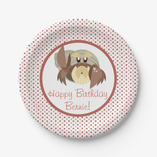 Puffin Rock Party Bord - Bernie (Voorkant)