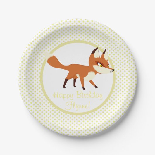 Puffin Rock Party Bord - Flynne (Voorkant)