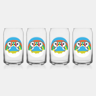 Puffin Rocks Blikvorm Glas