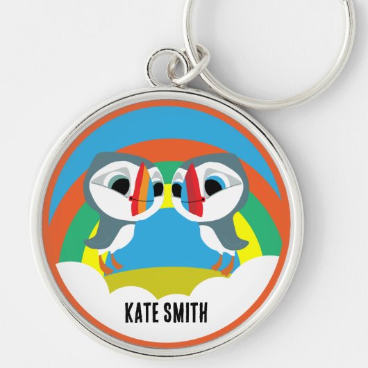 Puffin Rocks Sleutelhanger (Voorkant)
