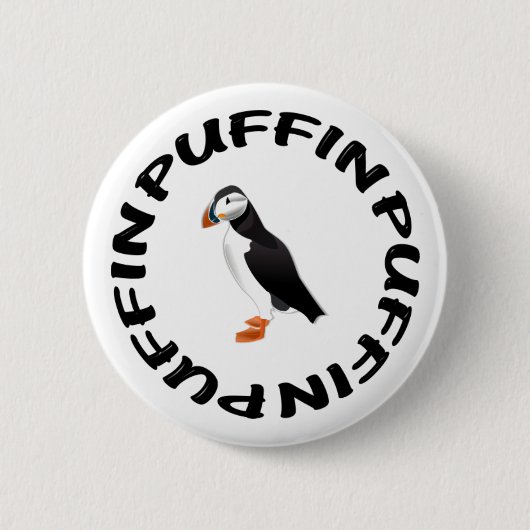 puffin ronde button 5,7 cm (Voorkant)