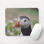 Puffin Side Uitzicht Muismat (Met muis)