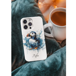 Puffin Splash, aangepast iPhone 11 Hoesje