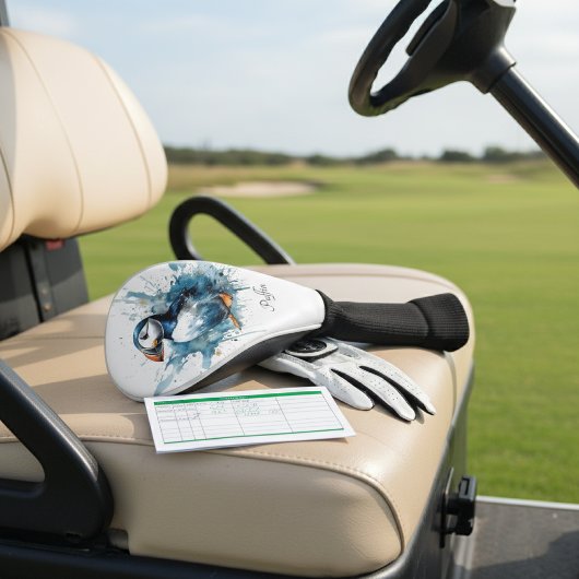 Puffin Splash, aangepast Golfheadcover