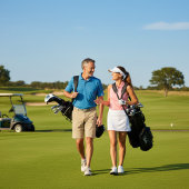 Puffin Splash, aangepast Golfheadcover