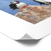 Puffin Trio Poster (Hoek)