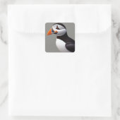 Puffin Vierkante Sticker (Tas)