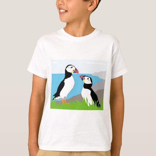 Puffin Zee Birds T-shirt (Voorkant)