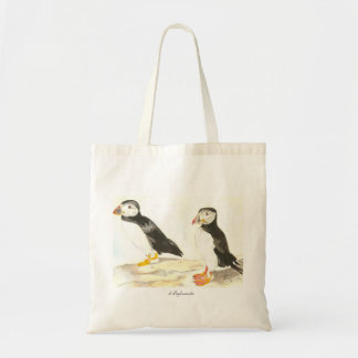 Puffins Canvas tas