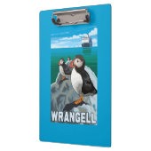 Puffins & Cruise Ship - Wrangell, Alaska Klembord (Links)
