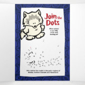 Puffins de la faune Puzzle Carte de voeux Triple (Intérieur au milieu)