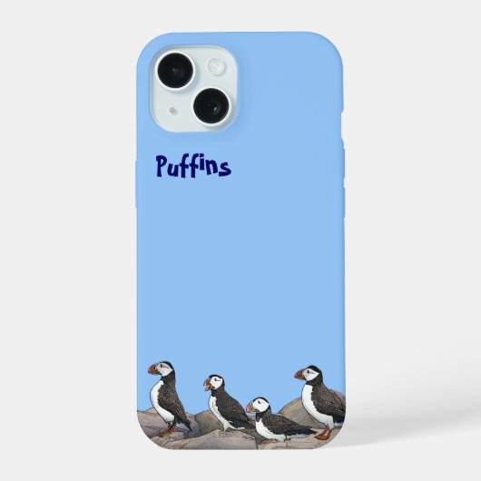 Puffins de l'Atlantique (Verso)