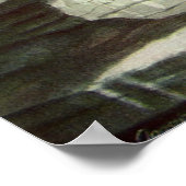 Puffins en watervogels van Louis Fuertes Poster (Hoek)