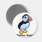 Puffins heersen! magneet (Voorkant / Achterkant)