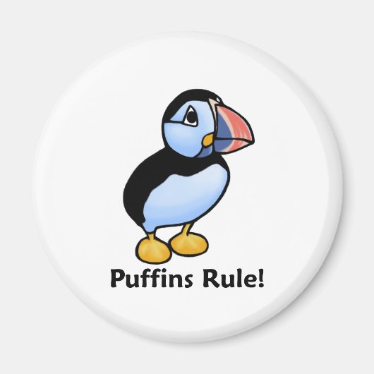 Puffins heersen! magneet (Voorkant)