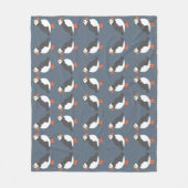 Puffins Medium Fleece Blanket Deken (Voorkant)